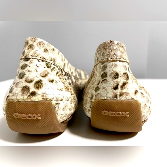 GEOX Respira Python Driving Loafers - 37.5 - New - Picture 4 of 9